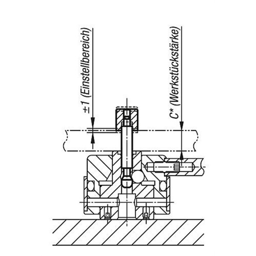 NORELEM Spannbolzen B=8mm C=80mm - Artikelnummer 48004400-008080