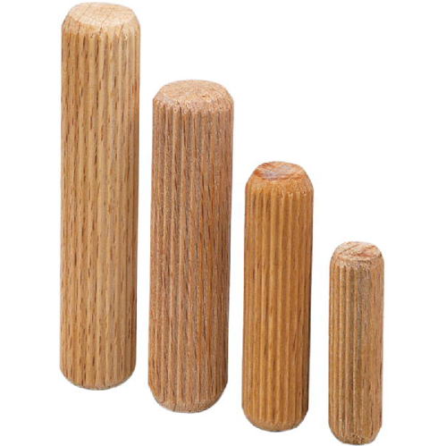 Holzdübel Riffeldübel Großpaket 12 x 80 mm – Qualitätsdübel für stabile Verbindungen