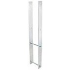 Verstellbarer H-Pfostenanker | Flacheisen 800x60x6 | LW 145 mm | Feuerverzinkt