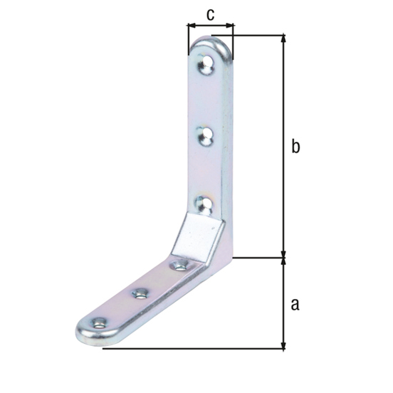 Zierwinkel geprägt - 103x103x21 mm