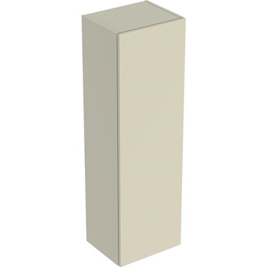 GE Smyle Square Mittel-HS mit Tür 36x118x29,9 cm - Sand-Grau (500361JL1) | Badmöbel Mittelschrank