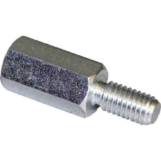 PB Fastener S47040X50 Abstandsbolzen (L) 50 mm M4 x 9 M4 x 8 Stahl verzinkt 10 St.