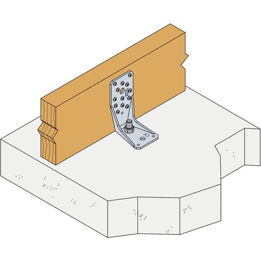 Beton Winkelverbinder 285x85x65mm Langloch feuerverzinkt