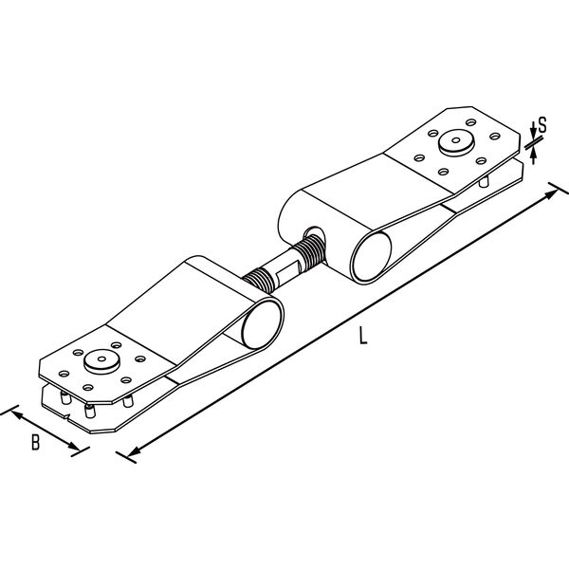 Windrispenband Spanner Schraub-Fix S60 - Feuerverzinkter Stahl