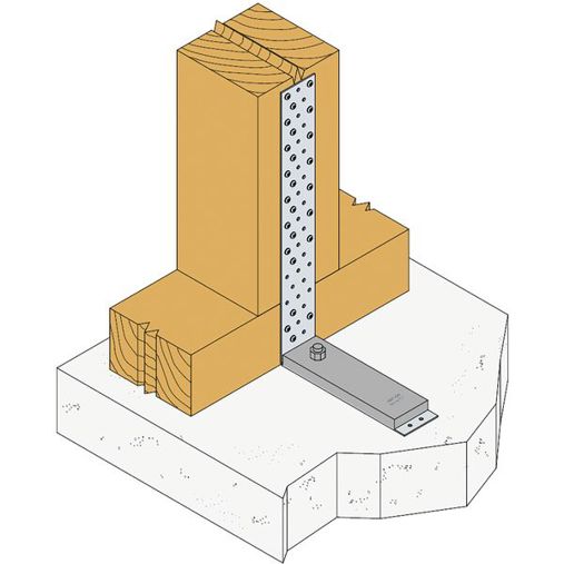 HD 420 M16 Feuerverzinkter Zuganker für Holzbau