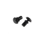 Nylon Spreizniet - Ø 3.5mm x 6.1mm - Schwarz - Für Materialstärken 2.7mm bis 3.6mm