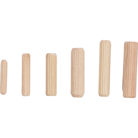 BGS DIY 88162 Holzdübel Sortiment – 53-teilig, 5mm & 10mm