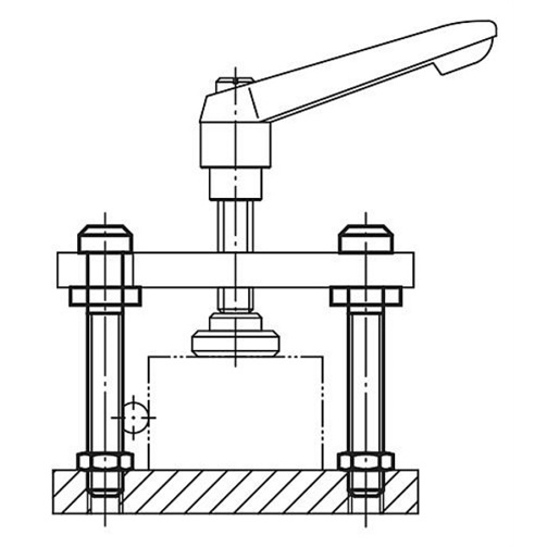 DISTANZBOLZEN D=M10 L=100 VERGÜTUNGSSTAHL