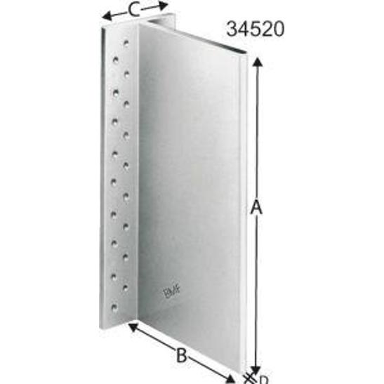 Aluminium Balkenträger 3000mm - BTALU3000