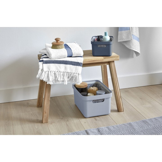 Sunware Rechteckige Aufbewahrungsbox 09600682 - Kunststoff Ablageschale in Grau Sunware Rechteckige Aufbewahrungsbox 09600682 - Kunststoff Ablageschale in Grau