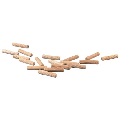 Holzdübel Riffeldübel - Buche, 50 mm Länge, Ø 8 mm