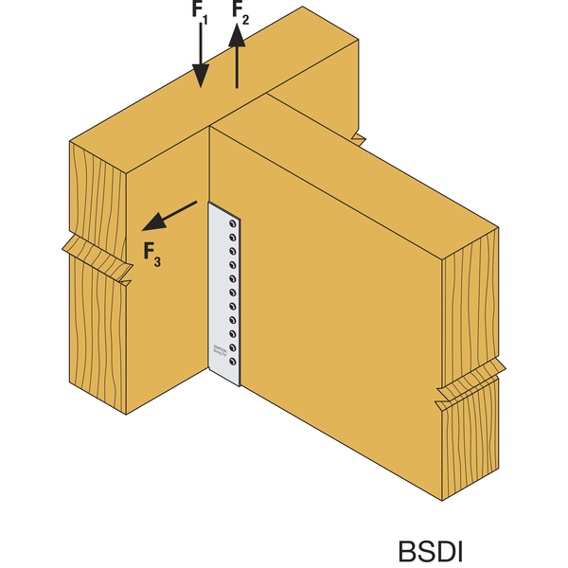 Balkenschuh BSDI 180x220 feuerverzinkt innenliegend - Hochwertige Konstruktion mit Bewertung