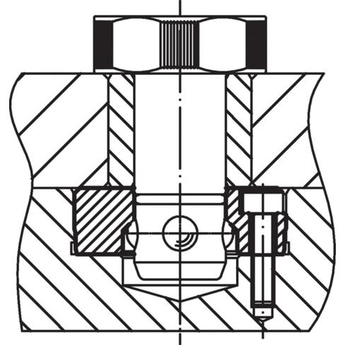 Positionier-Spannbolzen aus Vergütungsstahl - d1=25 mm, l1=30 mm | Artikelnummer: 23111.0027