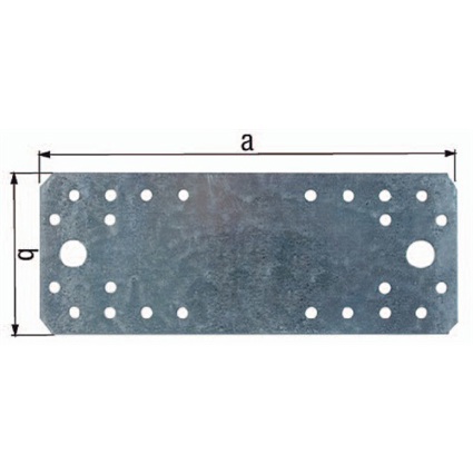 Flachverbinder EN 14545:29-2 - 135 mm x 55 mm x 2,5 mm