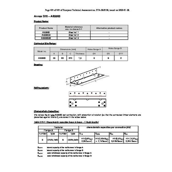 Winkelverbinder E20/3 - 170x113x95mm, feuerverzinkt mit Rippe