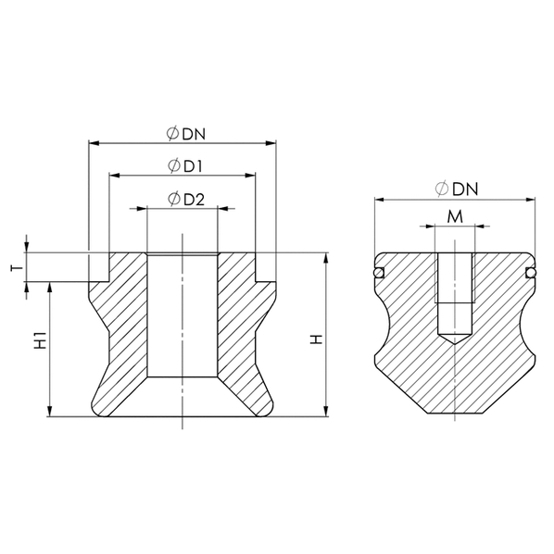 K20 Nullpunkt-Spannbolzen 6370ZN-20-001