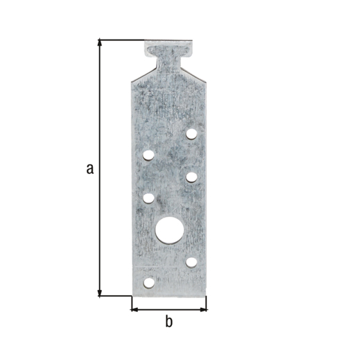 Profilanker für Halfenschienen 28/15 - Sendzimirverzinkt, LxB 160x34 mm